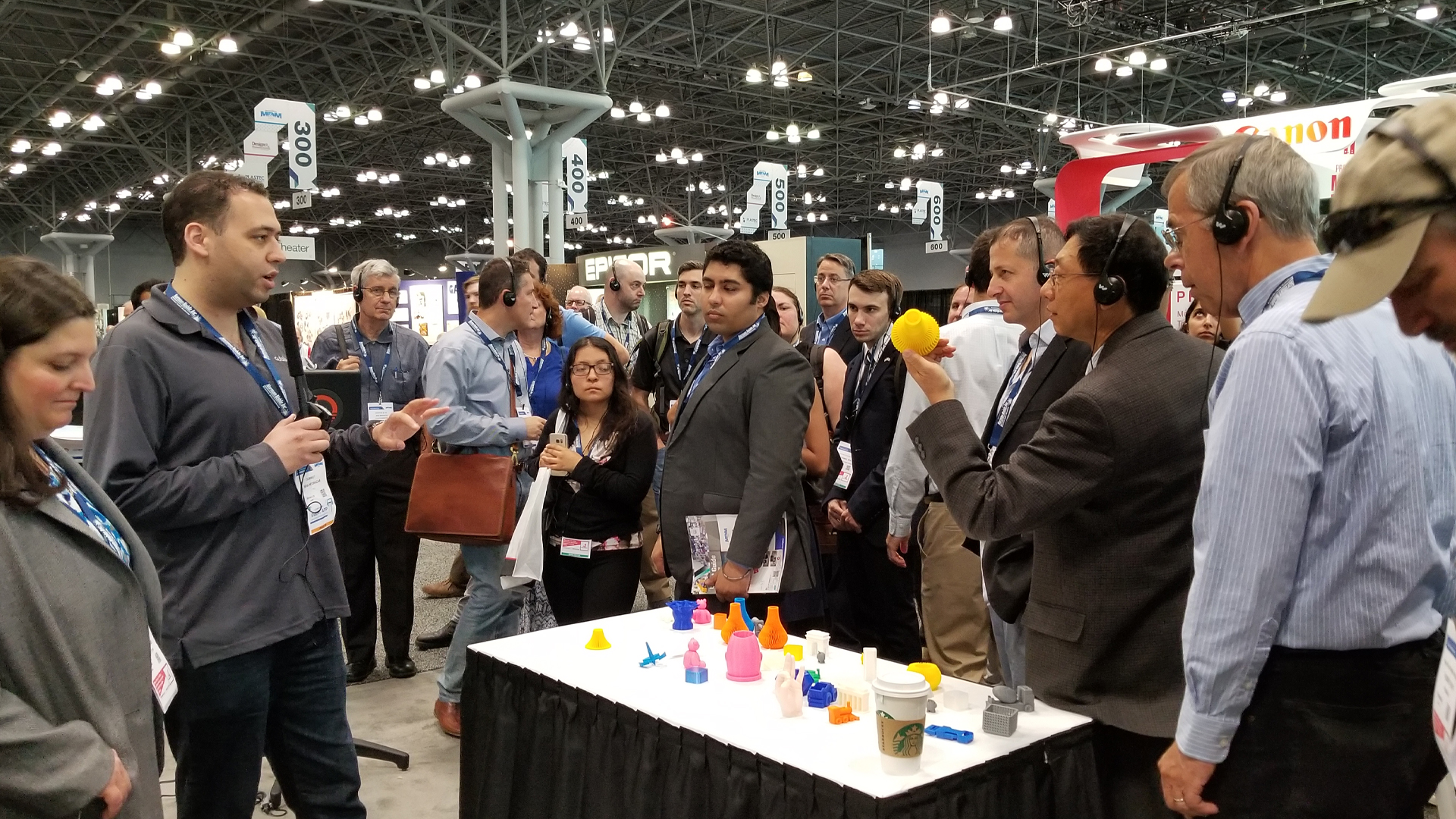 Cubibot 3D printer in New York Convention Center