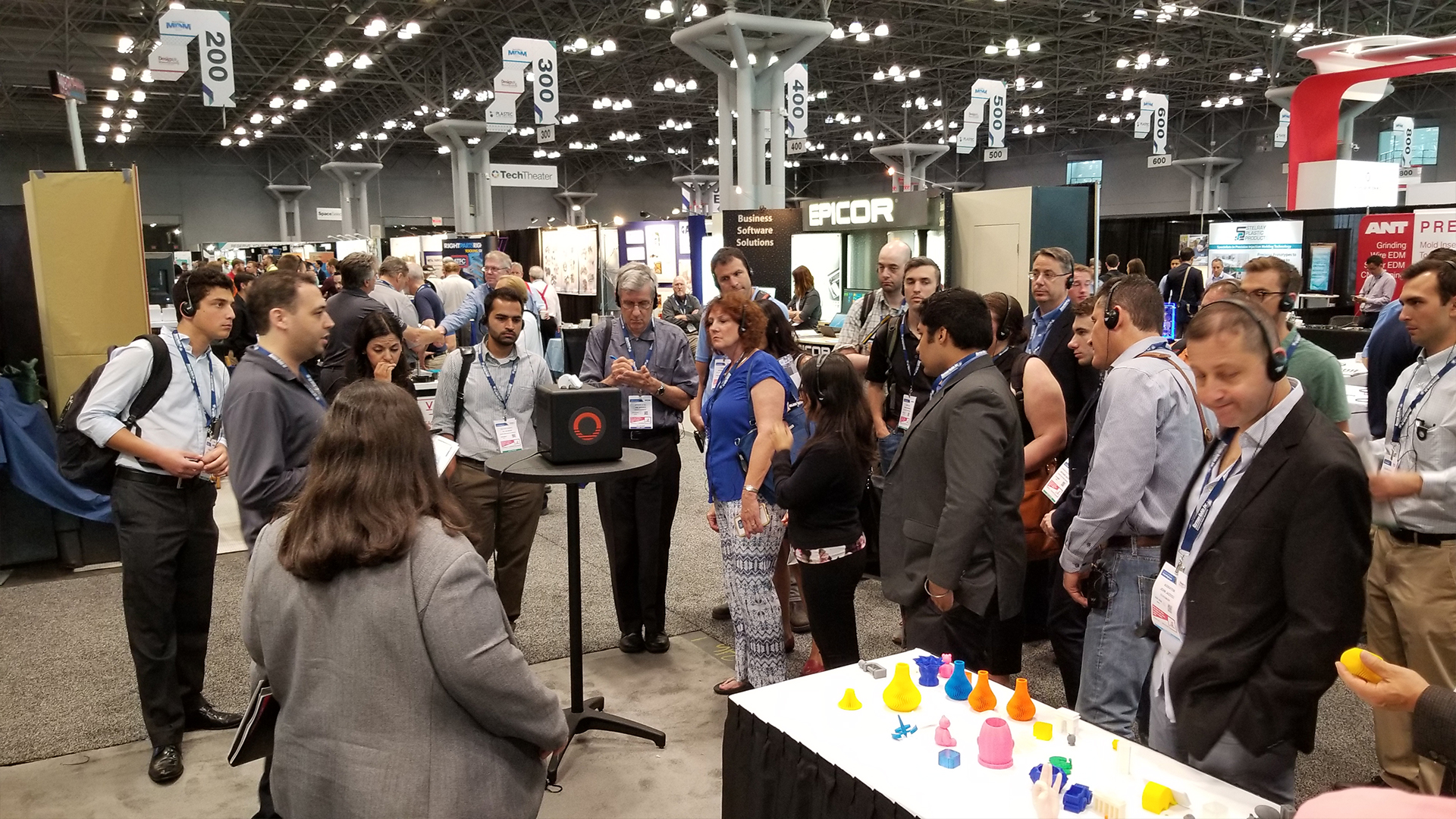 Cubibot 3D printer in New York Convention Center